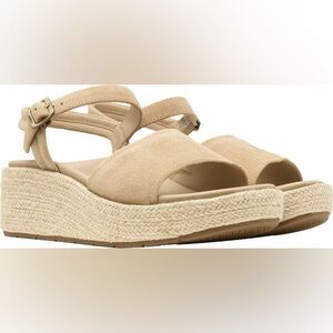Abeo Beige Espadrille Solstice Buckle Sandals